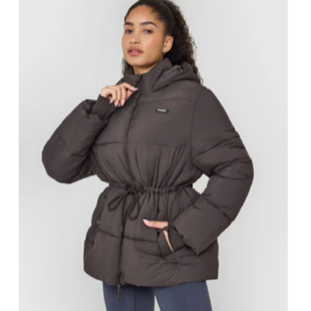Oner Active Dark Brown Puffer Jacket